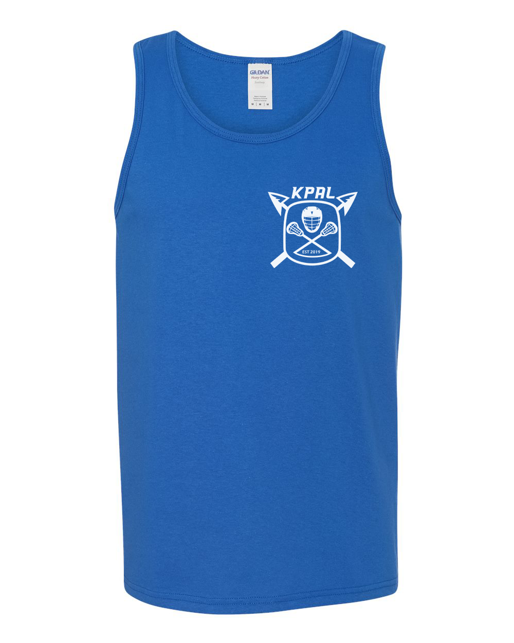 Kuna PAL Lacrosse Pocket Graphic Tank in Royal