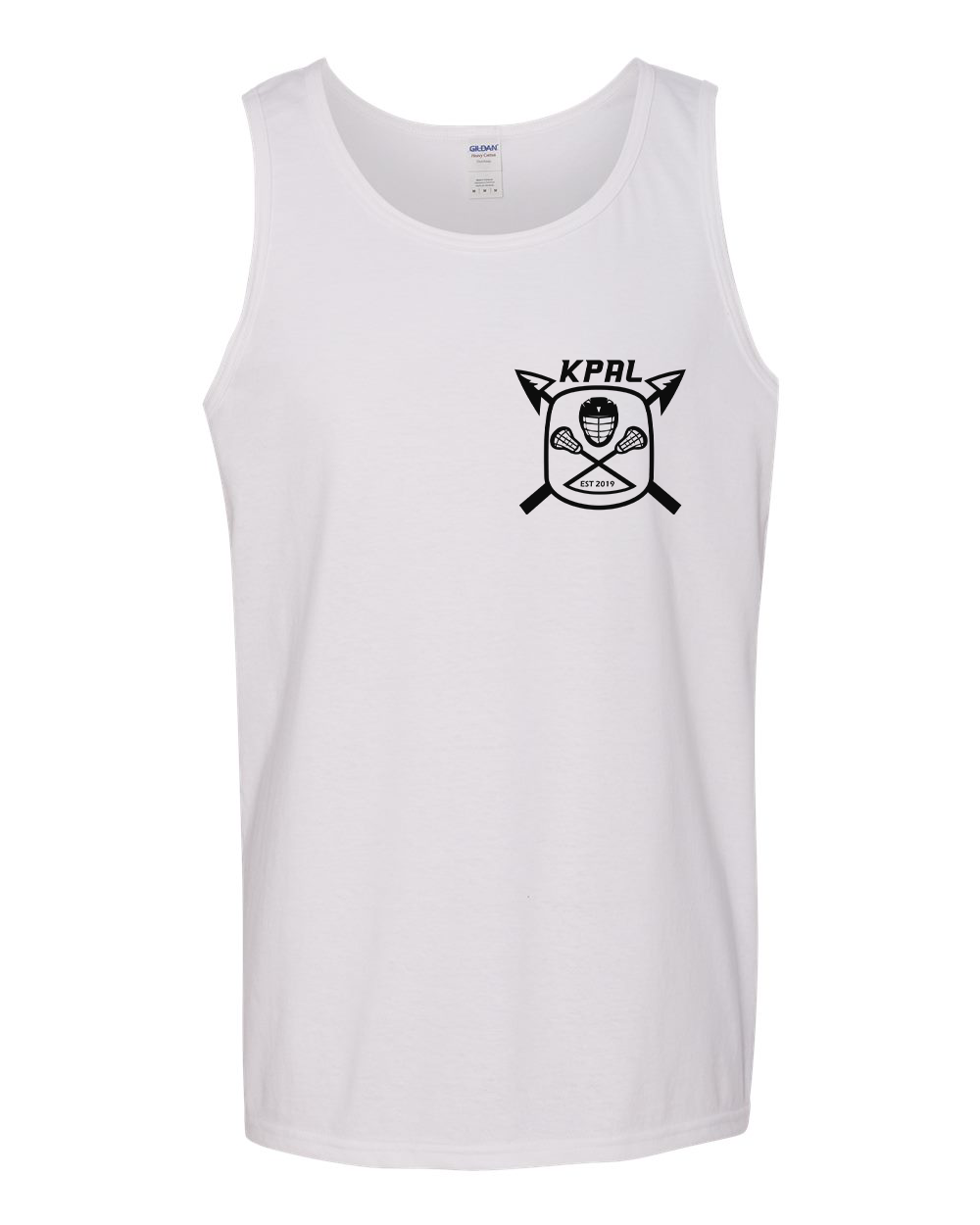 Kuna PAL Lacrosse Pocket Graphic Tank in White