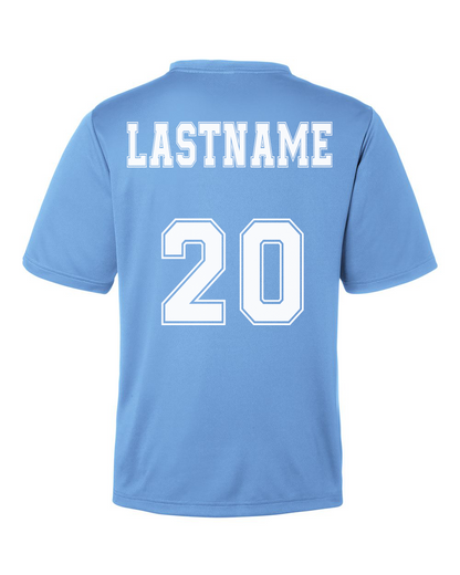 Ignite Baseball Performance Tee in Sport Light Blue (Optional Personalized)
