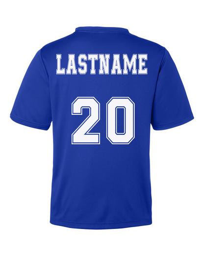 Ignite Baseball Performance Tee in Sport Royal (Optional Personalized)