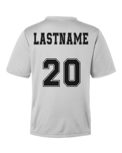 Ignite Baseball Performance Tee in Sport Silver (Optional Personalized)