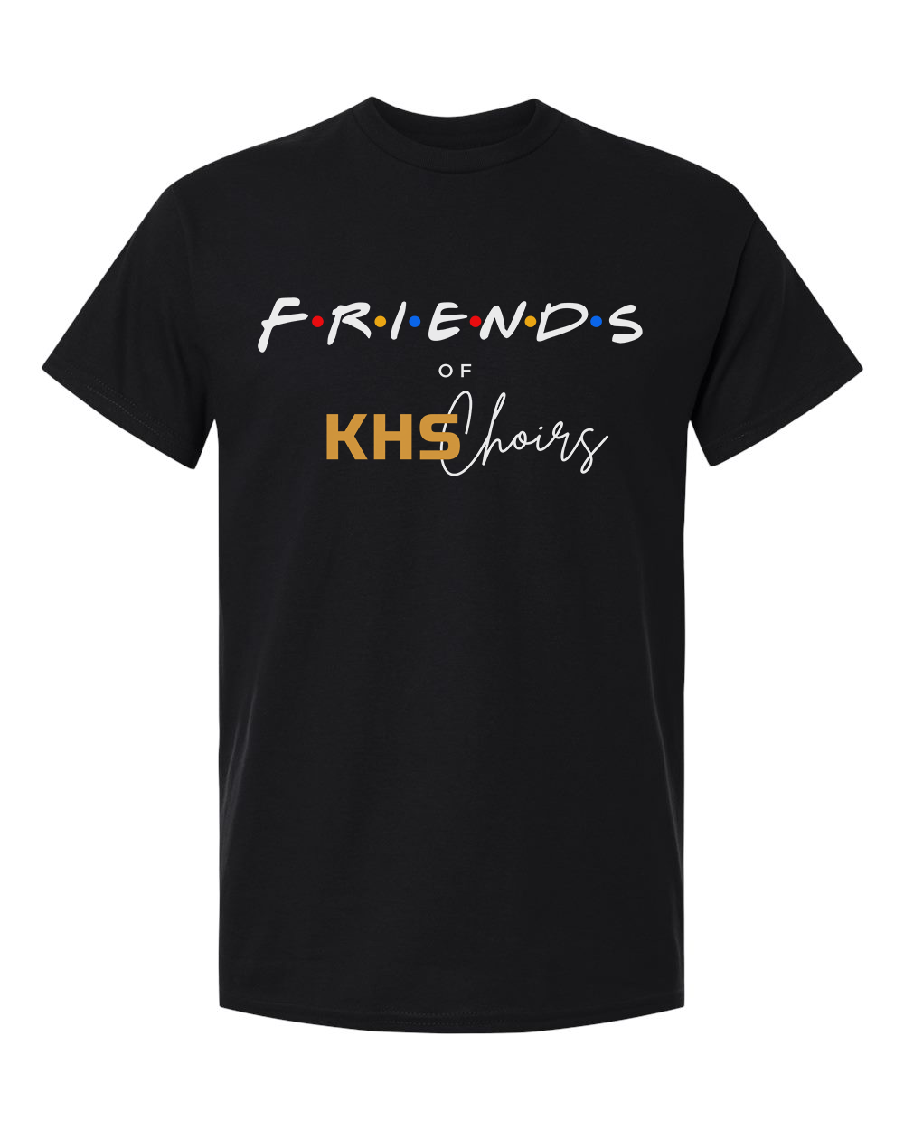 Friends Of KHS Choirs Graphic Tee in Black