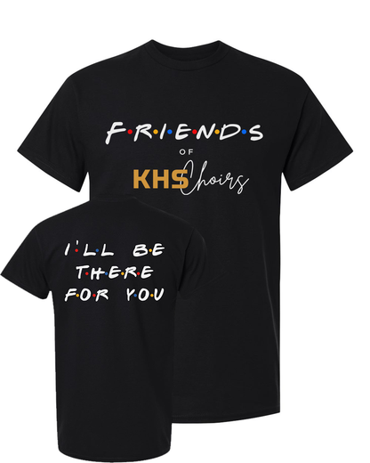 Friends Of KHS Choirs Graphic Tee in Black