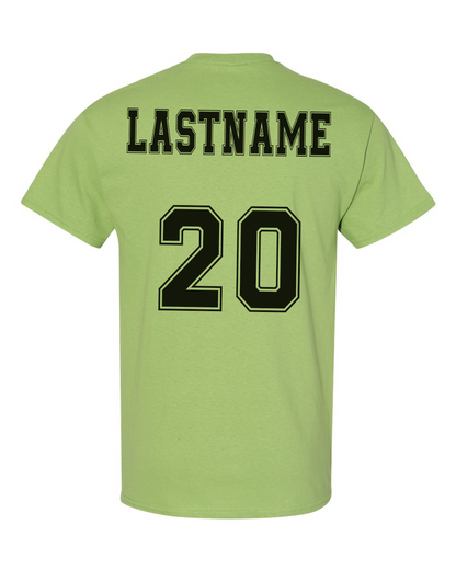 Ignite Baseball Graphic Tee in Kiwi (Optional Personalization)
