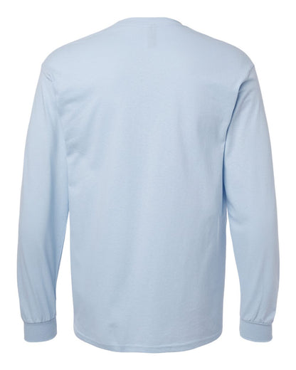 Ignite Baseball Long Sleeve Graphic Tee in Light Blue