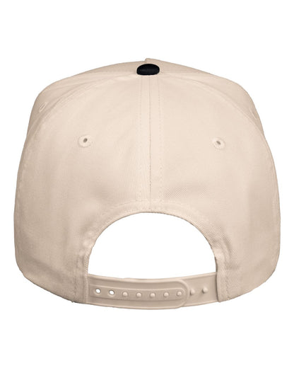 Atomic Backwards Soccer Club Embroidered Twill Hat in Natural/Black