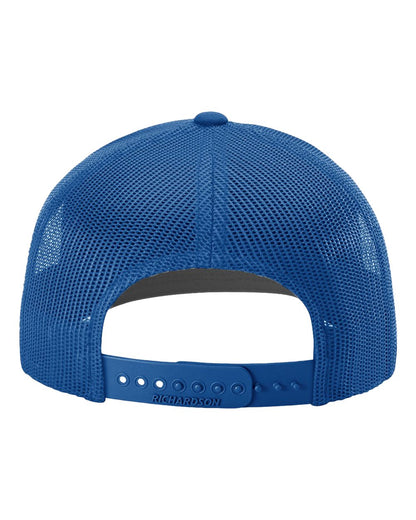 Ignite Idaho Embroidered Trucker Hat in Royal/Royal