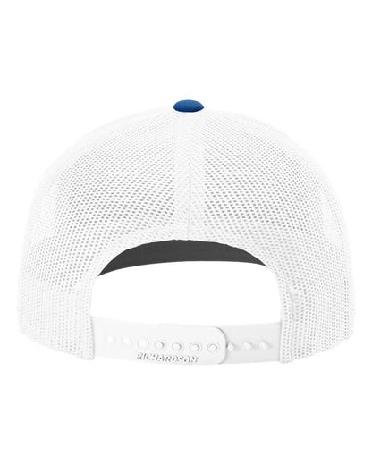 Ignite Idaho Embroidered Trucker Hat in Royal/White