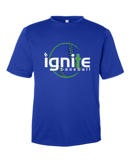 Ignite Baseball Performance Tee in Sport Royal (Optional Personalized)