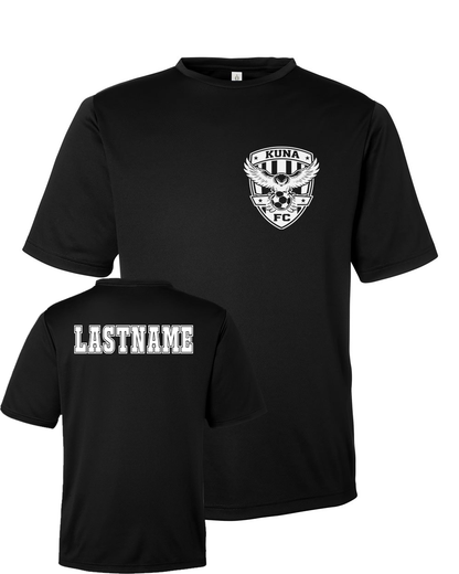 Kuna PAL Soccer FC Pocket Performance Tee in Black (Optional Personalization)