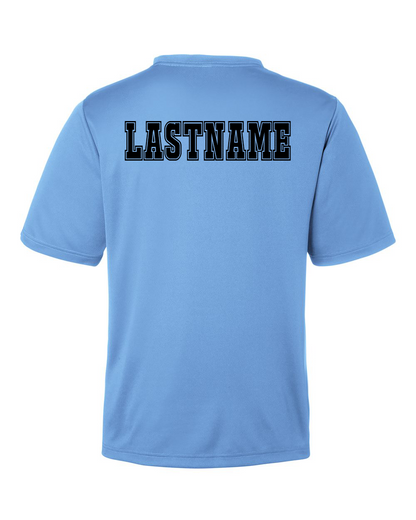 Kuna PAL Football Performance Tee in Light Blue (Optional Personalization)