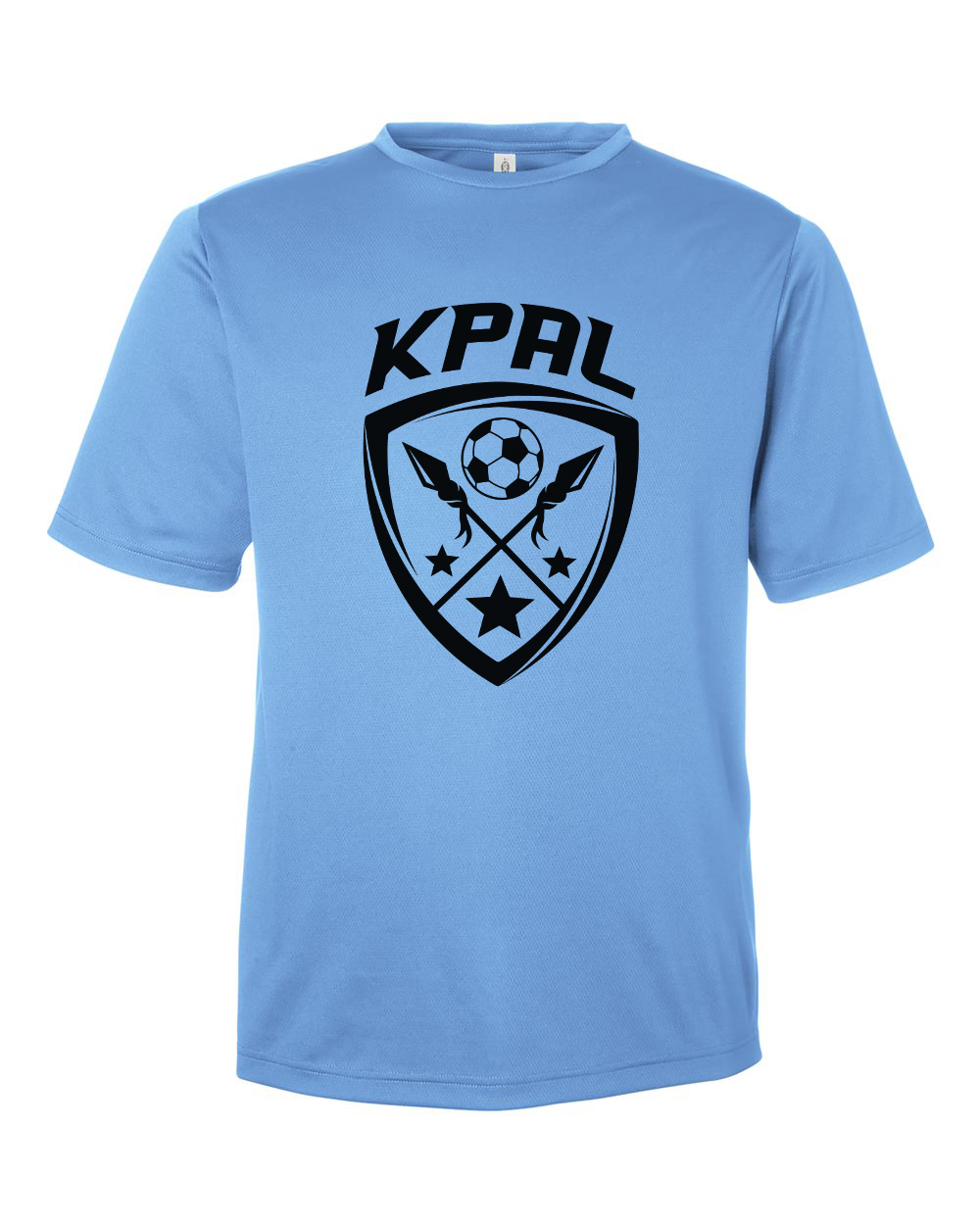 Kuna PAL Soccer Rec Performance Tee in Light Blue (Optional Personalization)