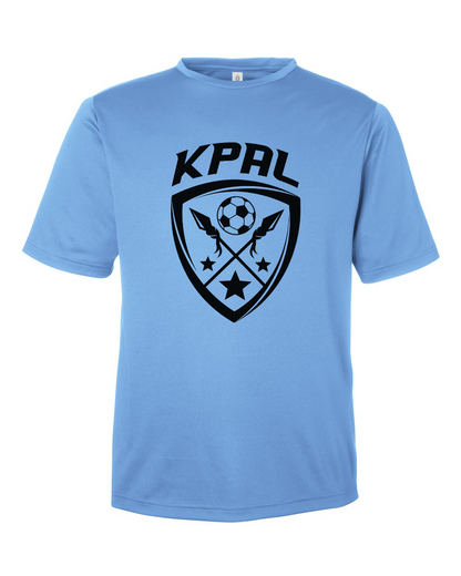 Kuna PAL Soccer Rec Performance Tee in Light Blue (Optional Personalization)