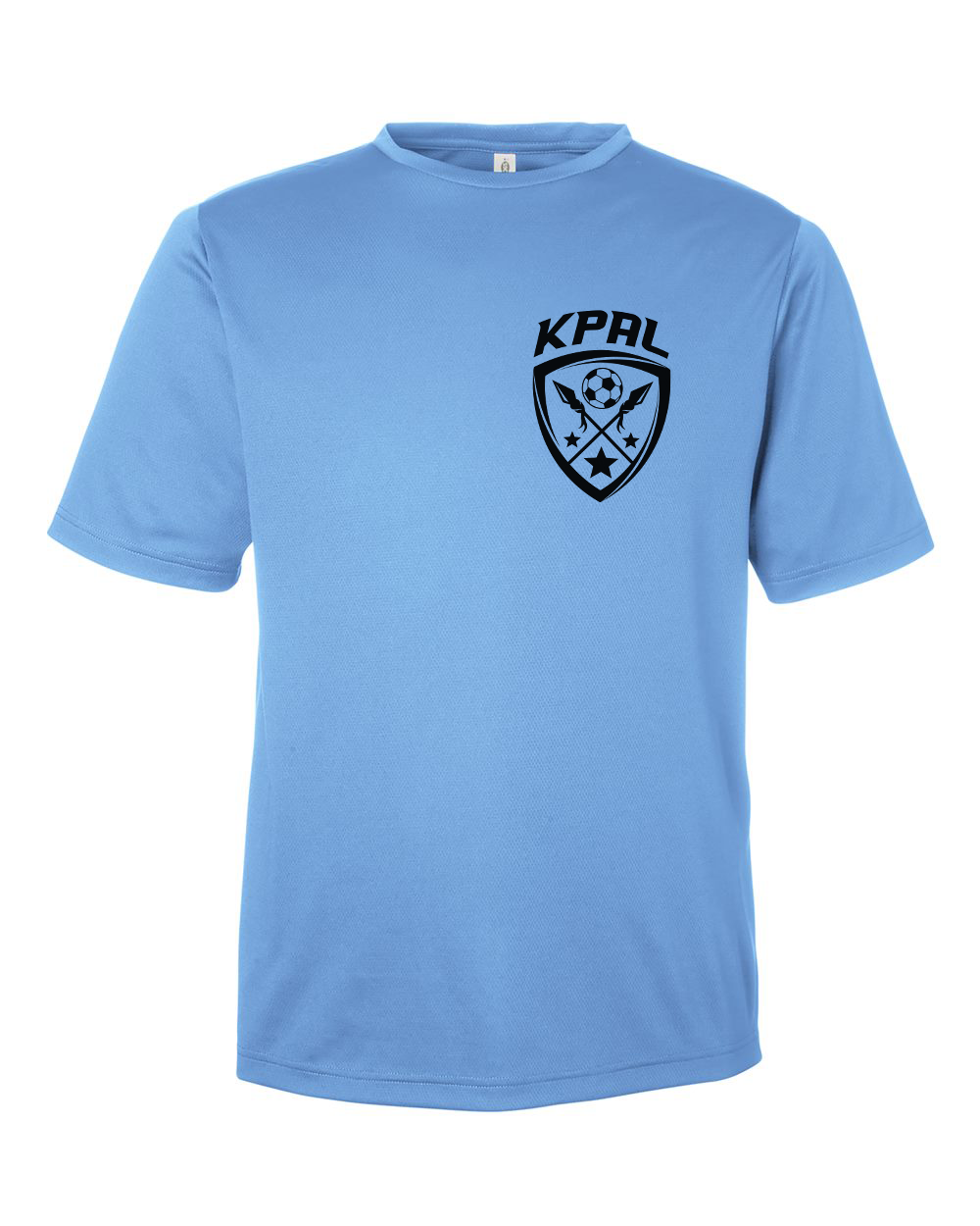 Kuna PAL Soccer Rec Pocket Performance Tee in Light Blue (Optional Personalization)
