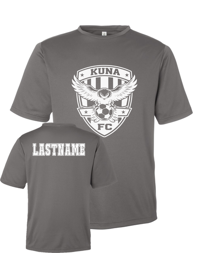 Kuna PAL Soccer FC Performance Tee in Sport Graphite (Optional Personalization)