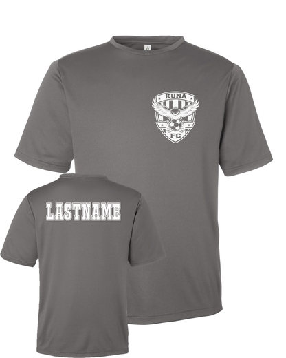 Kuna PAL Soccer FC Pocket Performance Tee in Sport Graphite (Optional Personalization)
