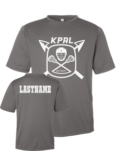 Kuna PAL Lacrosse Performance Tee in Sport Graphite (Optional Personalization)