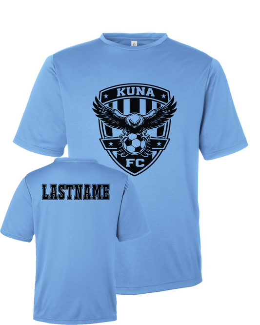 Kuna PAL Soccer FC Performance Tee in Light Blue (Optional Personalization)