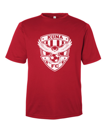 Kuna PAL Soccer FC Performance Tee in Sport Red (Optional Personalization)