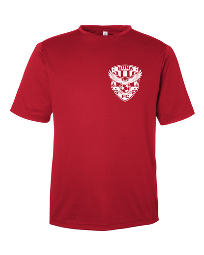 Kuna PAL Soccer FC Pocket Performance Tee in Sport Red (Optional Personalization)