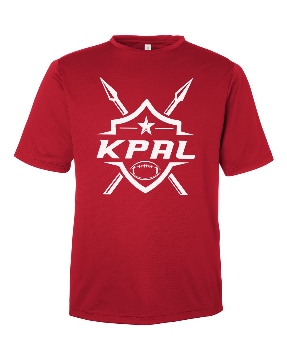 Kuna PAL Football Performance Tee in Sport Red (Optional Personalization)