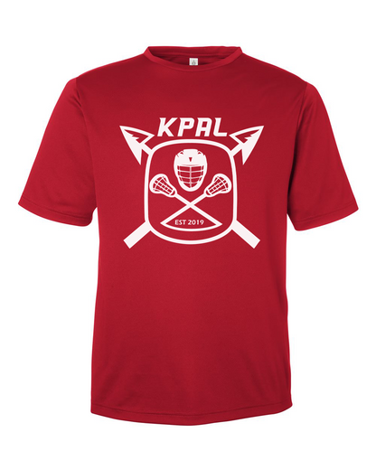 Kuna PAL Lacrosse Performance Tee in Sport Red (Optional Personalization)
