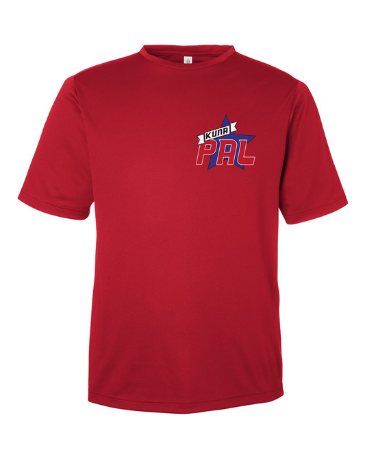 Kuna PAL Star Pocket Performance Tee in Sport Red