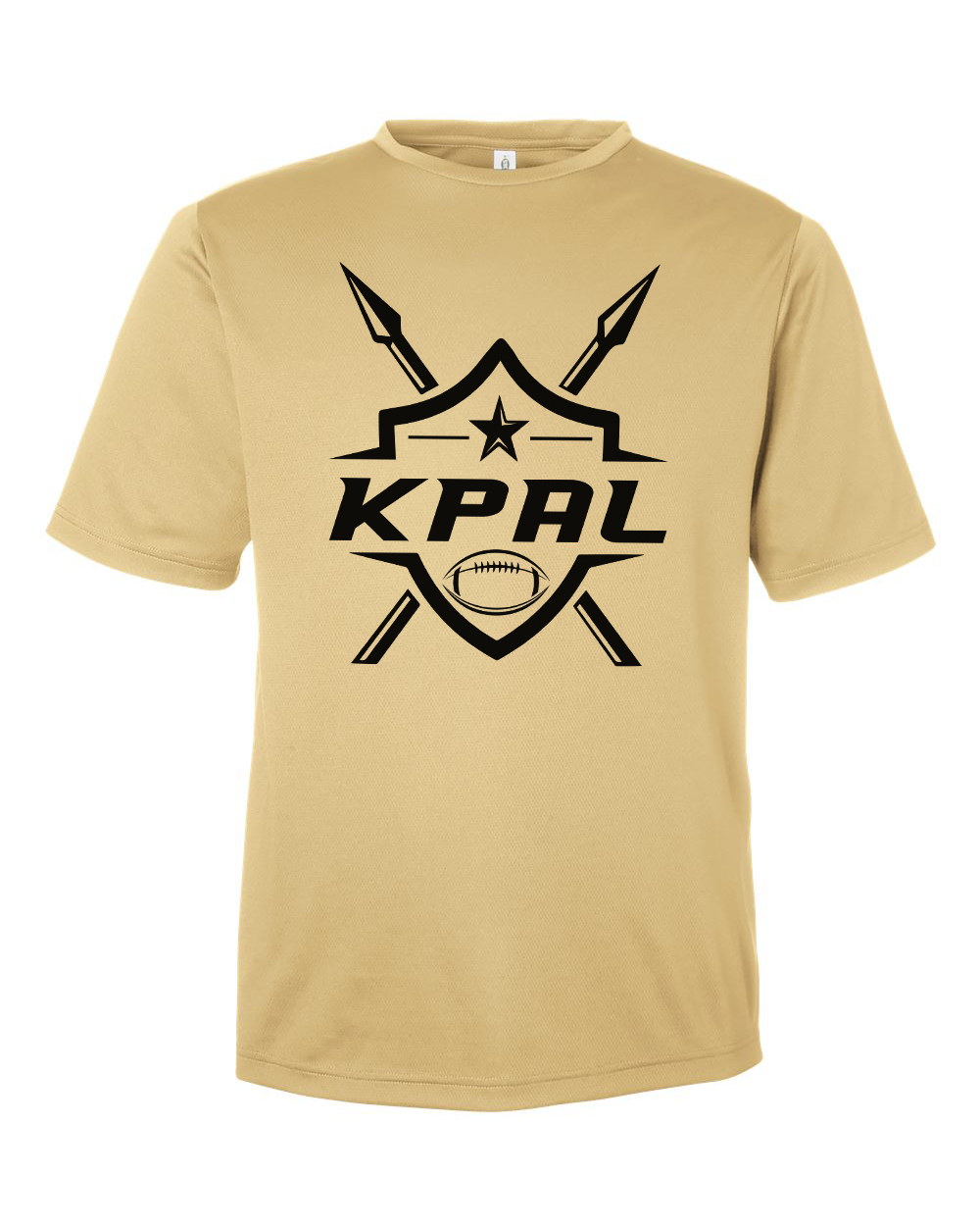 Kuna PAL Football Performance Tee in Vegas Gold (Optional Personalization)