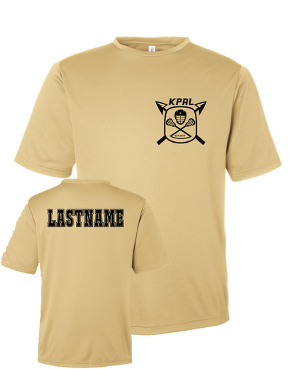 Kuna PAL Lacrosse Pocket Performance Tee in Vegas Gold (Optional Personalization)