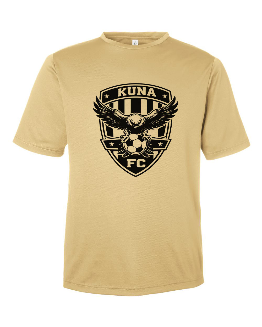 Kuna PAL Soccer FC Performance Tee in Vegas Gold (Optional Personalization)