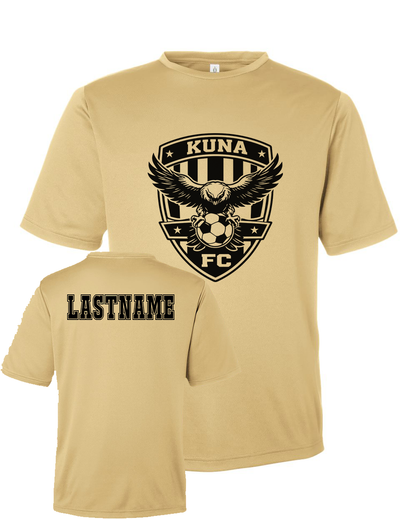 Kuna PAL Soccer FC Performance Tee in Vegas Gold (Optional Personalization)