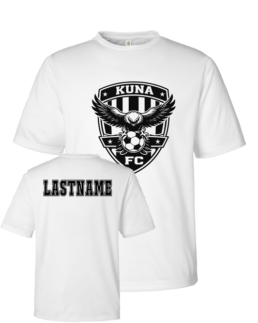 Kuna PAL Soccer FC Performance Tee in White (Optional Personalization)