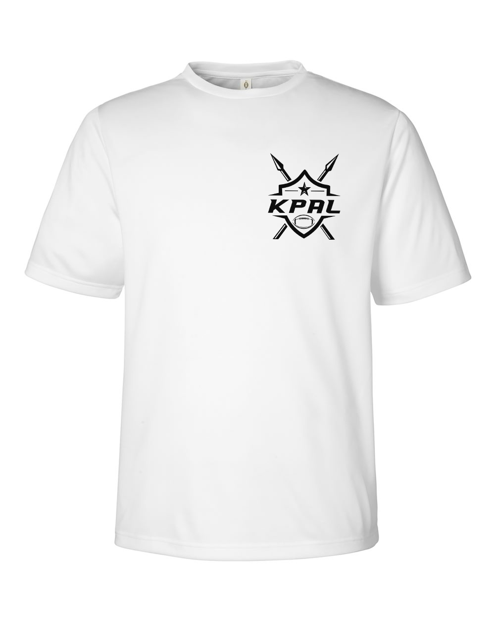 Kuna PAL Football Pocket Performance Tee in White (Optional Personalization)