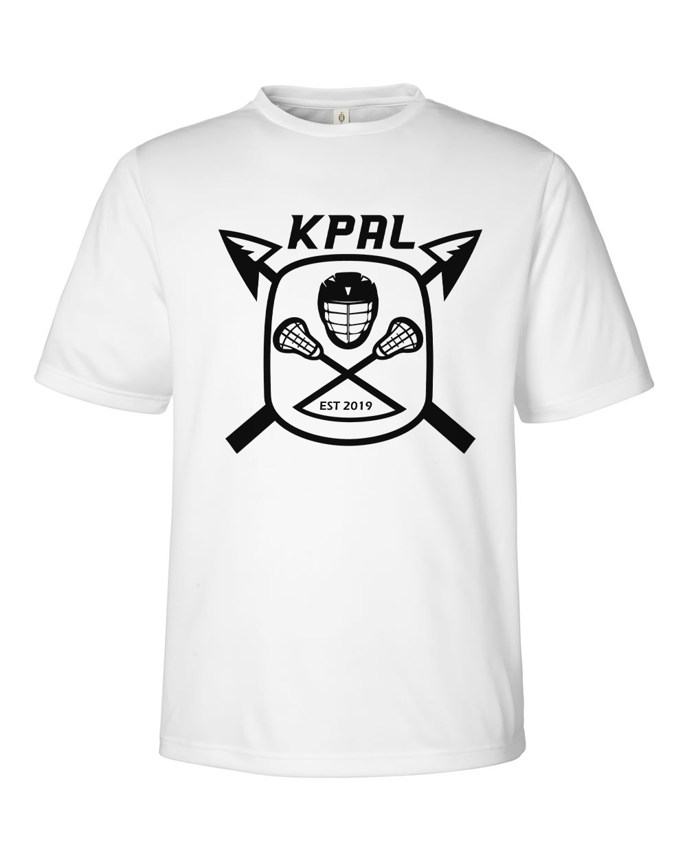 Kuna PAL Lacrosse Performance Tee in White (Optional Personalization)