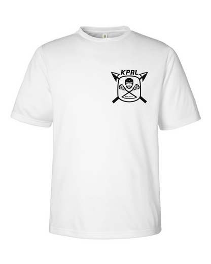 Kuna PAL Lacrosse Pocket Performance Tee in White (Optional Personalization)