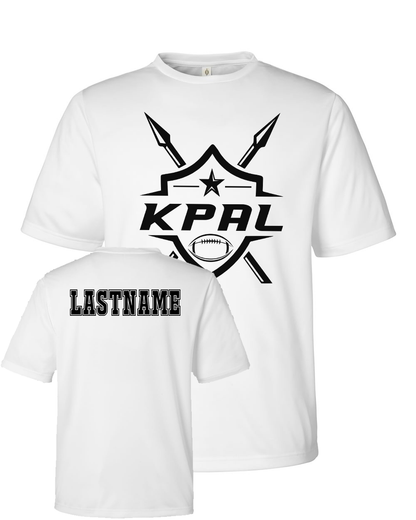 Kuna PAL Football Performance Tee in White (Optional Personalization)