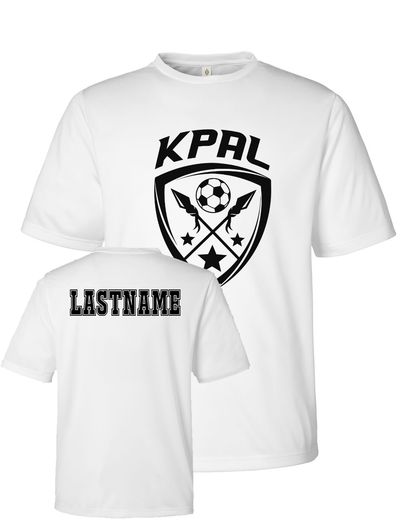 Kuna PAL Soccer Rec Performance Tee in White (Optional Personalization)
