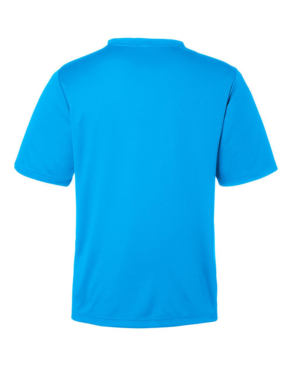 White Atomic Soccer Club Performance Tee in Electric Blue