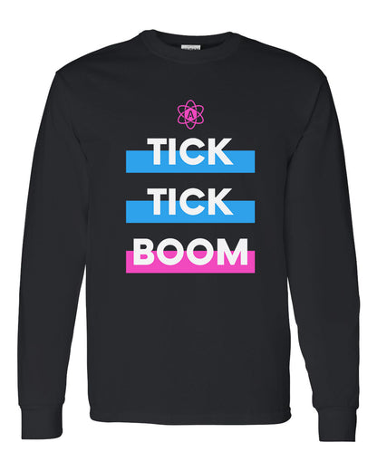 Atomic Tik Tik Boom Long Sleeve Graphic Tee in Black