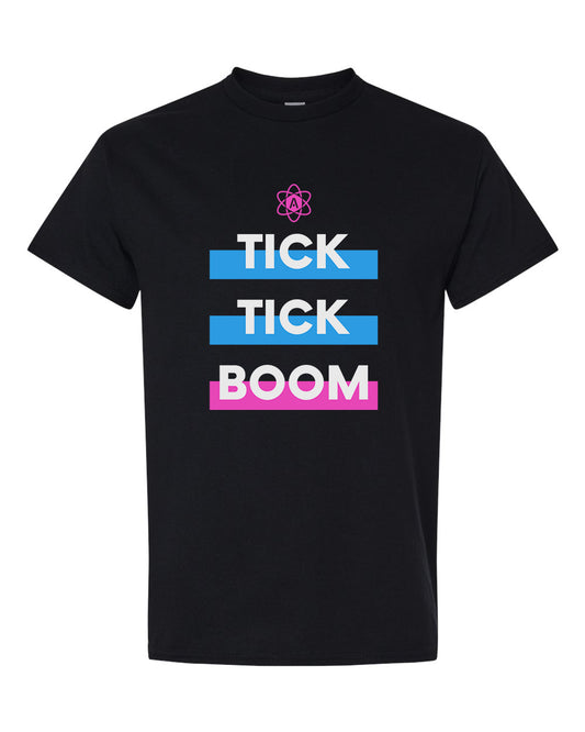 Atomic Tick Tick Boom Graphic Tee in Black