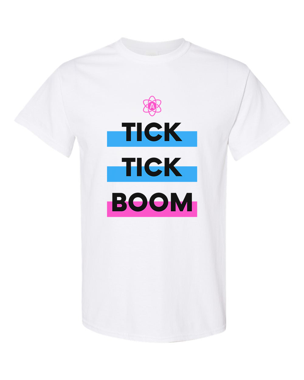 Atomic Tick Tick Boom Graphic Tee in White