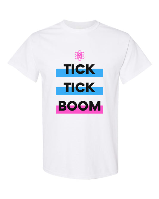 Atomic Tick Tick Boom Graphic Tee in White